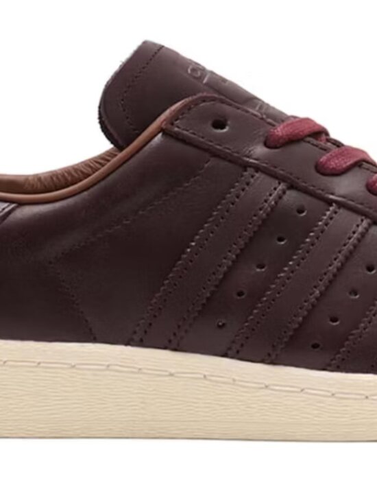 NWT Adidas Superstar 82 Work Boots Pack Shadow Red Leather Brown Shell Toe 6.5 main image 7